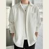 Sense abrigo tipo waffle para hombre otoño nuevo cárdigan tendencia viento maduro ligero ropa casual primavera y otoño top