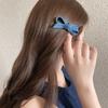 Nuevo Clip de Moño de Mezclilla 2025 para Mujer, Versátil Clip para el Cabello de Alta Gama para la Parte Posterior de la Cabeza, Adorno para el Cabello con Clip Grande de Tiburón