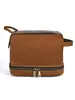 Bolsa de Lavar Portátil para Hombre Bolsa de Maquillaje Simple Bolsa de Almacenamiento Diaria para Viajes de Negocios y Viajes Compartimento Impermeable de Doble Capa Gran Capacidad