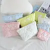 Bolsa de Cosméticos Acolchada de Nube Nueva Coreana, Bolso de Mano Portátil de Aspecto Elegante, Bolsa Simple de Almacenamiento para Viajes, Neceser