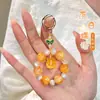 Colgante Exquisito Chapado en Oro de Resina, Cadena para Teléfono Fresca y Sencilla, Cadena para Bolso Delicada, Llavero, Adorno para Pulsera al por Mayor