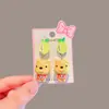 Nuevos Pendientes para Niños 2025 Lindos Clip de Oreja de Dibujos Animados Niña Pequeña Sin Agujeros en las Orejas Pendientes Luminosos de Princesa Pendientes Mujer