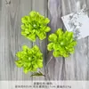 Ramo de Flores Artificiales de Peonía e Hibisco, Flores de Seda Hechas a Mano para Decoración de Bodas y Arreglos de Paisaje