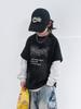 Camiseta de Manga Larga Falsa de Dos Piezas para Niños, Estilo Primavera y Otoño, Nueva Camiseta Base de Ropa de Primavera para Niños 2026, Sudadera de Primavera para Niños Mayores