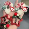 Navidad Otoño e Invierno Colorido Estrella de Cinco Puntas Pinza de Pelo Lana Estrella Pasador Corazón Dulce de Niña Pasador para Flequillo Accesorios para el Cabello