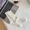 Calcetines Grises para Mujer Otoño e Invierno Ins Tendencia Color Sólido Estilo Japonés Calcetines de Ballet de Longitud Media Finos Rayados Zapatos de Entrenamiento Alemanes Boca Suelta Calcetines Apilados
