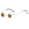 2023 Nuevo estilo personalizado de moda, gafas redondas pequeñas, montura de gafas, gafas de sol con montura pequeña hueca, gafas de sol de moda para celebridades de Internet del mismo estilo.