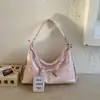 Bolso de Hombro Coreano de Diseño Único para Mujer, Bolso Cruzado de Hombro Versátil Vintage para Primavera y Verano, Bolso de Gran Capacidad para la Axila para Ir al Trabajo