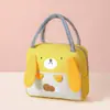 Nueva bolsa de almuerzo de dibujos animados linda, engrosada, impermeable y aislante, perfecta para que estudiantes y trabajadores de oficina lleven su almuerzo