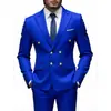 Exportación Transfronteriza Talla Europea de Amazon para Hombre Traje Casual de Doble Botonadura Chaqueta de Traje Formal de Negocios para Hombre