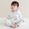 Conjunto de Ropa Interior Térmica de Algodón Fino para Bebés Niños y Niñas, Otoño e Invierno, Set Separado de Camiseta y Pantalón