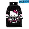 Mochila Nueva para Gato Transfronteriza 3D Gran Capacidad Mochila Totalmente Estampada Gato Hello Kitty