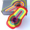 Empaque en Caja de Color Grado Alimenticio DIY Cucharas Medidoras Cucharas Medidoras de Plástico Coloridas con Escala Juego de 6 Piezas Cucharas Medidoras Herramientas de Repostería Cucharas