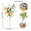 Buquê de Rosas Arranjo Floral de Casamento Decoração de Cena de Casamento com Rosas Flor de Seda Casamento Flor de Seda Artificial Rosa