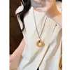 Collar Colgante Tejido con Cuentas Vintage para Mujer 2026 Nuevo Nicho Exquisita Cadena para Suéter Decoración Accesorio Versátil Diario