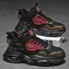 Zapatos Deportivos de Caña Alta Transpirables para Hombre, Tendencia Versátil, Suela Gruesa, Casual Estilo Papá, Otoño 2025