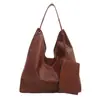 Bolso Tote Grande de Moda Versátil Estilo Coreano Retro Casual Chic para Viajes Diarios Bolso de Hombro Único Bolso para Debajo del Brazo para el Viaje Diario