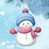 Muñeco de nieve acrílico 2D de Navidad Colgante decorativo para árbol de Navidad para espejo retrovisor de coche y mochila