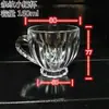 Taza Transparente de Vidrio Engrosado, Taza de Agua para el Hogar, Taza de Té, Taza Pequeña de Café, Taza de Té Creativa, Taza de Té con Leche, Taza de Cerveza