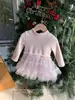 Ropa para Niños Jenny Ropa de Invierno para Bebé Niña Falda de Malla de Princesa Forrada de Polar Conjunto de Top con Empalme Leggings Versátiles para Niñas