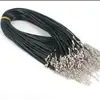 T46 Moda europea y americana Yiwu joyería pequeña collar de cuerda de cuero colgante exagerado collar clavícula accesorios venta al por mayor