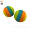 Bola de EVA polida em formato especial, bola de praia arco-íris listrada de EVA moído, bola elástica de EVA moído