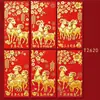 Venta al por mayor transfronteriza 2027 Año del Cordero Sobres Rojos Nuevo Zodiaco Dibujos Animados Creativos Set de Sobres Rojos Bolsas Personalizadas de Sobres Rojos para Dinero de la Suerte