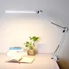 Lâmpada de Mesa LED Popular de Braço Longo para Proteção Ocular da Amazon Trabalho Leitura Mesa Braço Longo Dobrável Clipe Lâmpada de Cabeceira