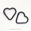 Pintura Horneada Resistente al Color Color Macarrón Corazón Estrella Cierre de Primavera Llavero DIY Dopamina Perler Beads Colgante Percha