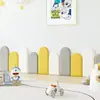 Adesivos de Parede de Bolsa Macia Anticolisão para Jardim de Infância Autoadesivos Tatami Cabeceira de Cama Bolsa Macia de Cabeceira Autoadesiva
