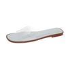 Pantuflas para Mujer para Usar Afuera 2025 Primavera y Verano Nuevos Zapatos de Mujer Estilo Coreano Chanclas de Moda Plataforma Transparente Sandalias Populares para Mujer