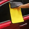 Toalha Espessa Dupla Face para Limpeza de Carros e Uso Doméstico, Absorvente de Água, Descontaminante e Sem Fiapos para Limpeza de Carros, Toalha de Microfibra para Lavagem e Limpeza de Carros