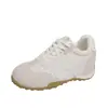 Zapatillas Deportivas Blancas Casuales de Entrenamiento Alemán para Mujer 2026 Verano con Aumento Oculto de Altura, Piel Genuina Transpirable Hueca, Suela Suave, Ligeras Versátiles