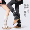 Cubrezapatos de Lana para Otoño e Invierno, Estilo Fair Isle, Adecuados para Usar con Botas de Nieve, Calcetines Altos Y2K para Mujer, Cubrezapatos con Patrón de Diamantes, Cubrezapatos Calientes