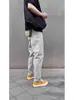 Pantalones de Exterior con Logo de Triángulo para Hombre y Mujer, Pantalones Largos Casuales de Color Sólido para Deportes al Aire Libre en Verano, Pantalones Largos Versátiles de Corte Holgado de Moda