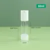 Botella térmica AS 15/30/50 ml tipo dispensador de loción a presión para cosméticos de viaje, base de maquillaje, sérum, botella para crema de ojos