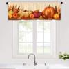 1 pieza patrón de múltiples colores patrón cortina corta cortina de cocina media cortina transfronteriza Halloween decoración ventana pequeña poliéster algodón