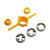 Conjunto de 6 peças de bucha de rosca de tubo de água morre tubo de plástico 4 pontos 6 pontos 1 polegada tubo de água manual chave de torneira terno