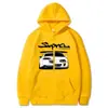 Sudaderas para Hombre Initial D Toyota Supra Anime Estampado Manga Jdm