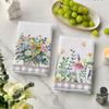 Série de Flores da Amazonia Transfronteiriça Pano de Cozinha Removedor de Manchas de Óleo Toalha de Mão Doméstica Limpador Decorativo de Mesa Toalha de Lavar Louça