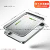 Bandeja de té de acero inoxidable con drenaje, Mesa de té pequeña para el hogar que drena agua, Juego de té Kung Fu, Bandeja de preparación en seco, Juego de doble capa