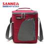 SANNE bolsa trasera portátil aislada para leche tela Oxford bolsa de almuerzo bolsa aislada para almuerzo de estudiante bolsa de picnic para exteriores