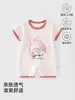 Mameluco para Bebé, Romper Delgado de Manga Corta de Verano para Recién Nacido, Ropa para Exteriores, Ropa para Bebé, Ropa para Bebé Anyang Transpirable