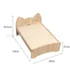 Cama para cachorro e gato cama para cachorro pequeno Teddy chão madeira maciça cama para gato quatro estações universal chão Madeira removível e lavável cama de princesa
