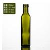 Botella de aceite de oliva verde de 500 ml, venta al por mayor en Amazon, botella cuadrada de vidrio sellada, botella de aceite de nuez, aceite de té, botella vacía con tapa