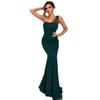 Vestido de noche elegante, ajustado, largo, sin mangas, color sólido, para comercio exterior transfronterizo, 2022