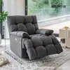 Sillón Sofá Nube Multifuncional Eléctrico Primera Clase Cabina de Sofá Simple para el Hogar Nuevo Sillón Mecedora Reclinable para Dormir Individual