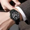 1 pieza - Reloj de Pulsera de Moda para Hombre Lujoso Original Reloj para Hombre Correa de Silicona Deportivo Cuarzo Reloj Masculino Regalo
