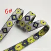 Fita de Diamante 1,3cm Fita Jacquard Quadrada Brilhante Estilo Étnico Roupas Penduradas DIY Roupas de Boneca Vintage