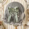 Original Si Encaje de Hierba Lazo Accesorios para el Cabello Pinza de Borde bbd Lolita Tocado Mori Girl Lolita Cosa Pequeña